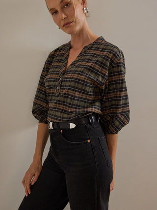 Malgo Top - Tartan Plaid