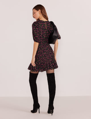 Faye Puff Sleeve Mini Dress