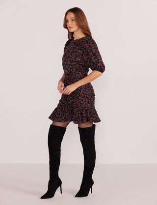 Faye Puff Sleeve Mini Dress