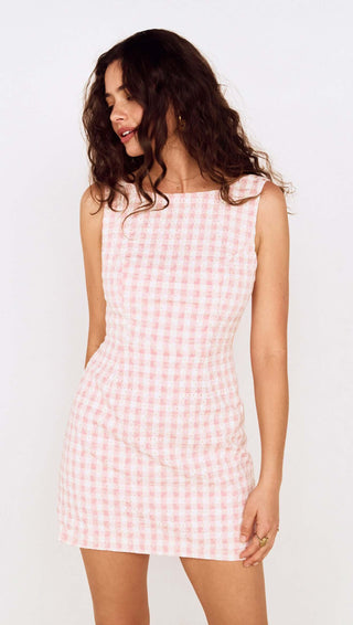 Sabina Tie Back Mini Dress