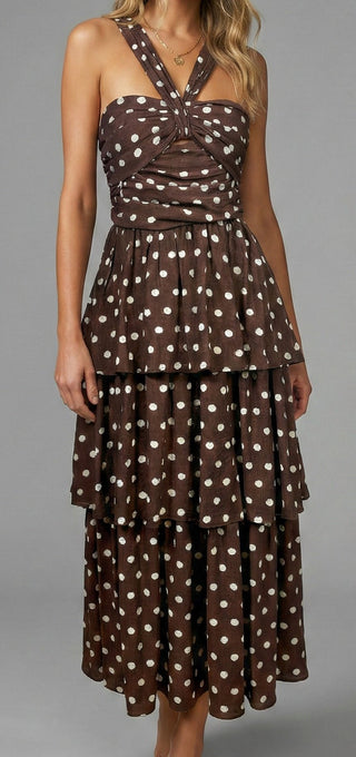 Chestnut Moon Maxi Dress