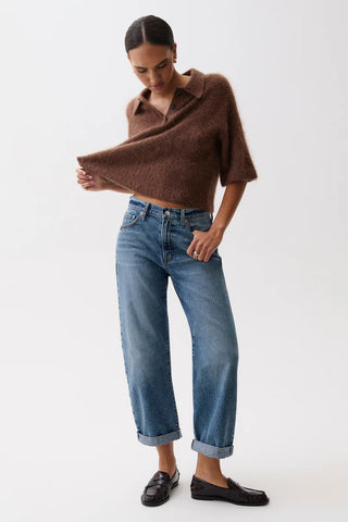 Donny Rolled Hem Boyfriend Jean - Wilcox