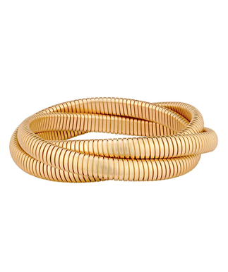 Gold Coil Bracelet