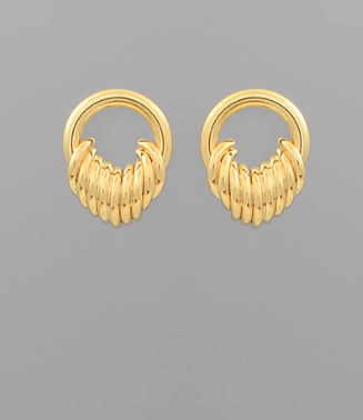 Gold Chunky Earring