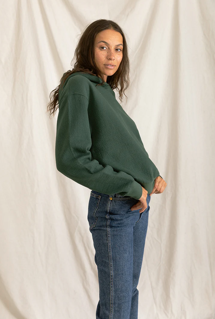 Page Thermal Quilted Hoodie - Pine
