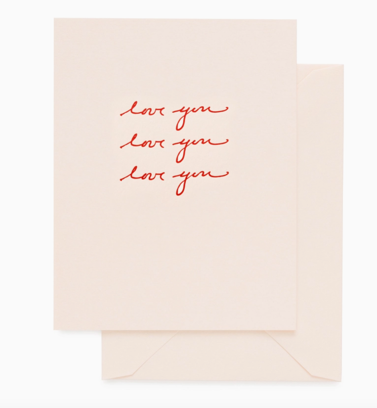 Love You Greeting Card