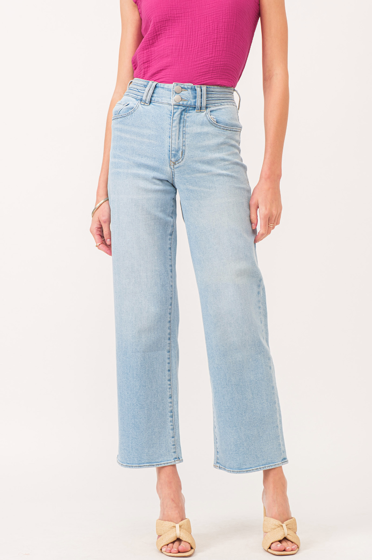 Holly Super High Rise Straight Jeans - Austin