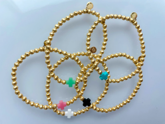 Colored Cross Bracelet