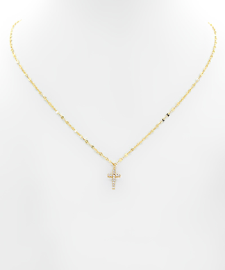 Crystal Cross Necklace