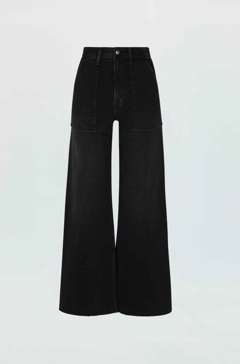 Penny Utility High Rise Wide Leg Denim - Collins