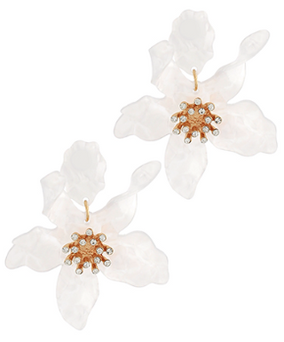 Acrylic Flower Earrings