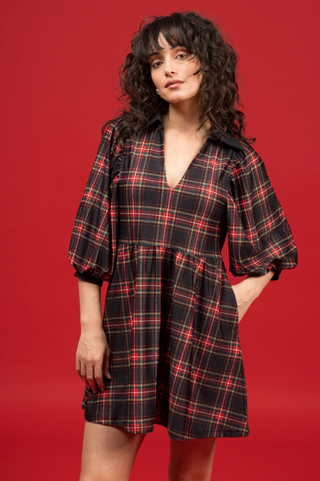 The Charlotte Dress - Yuletide Plaid