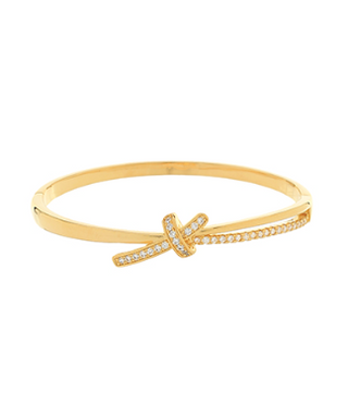 Pave Crystal Knot Bracelet