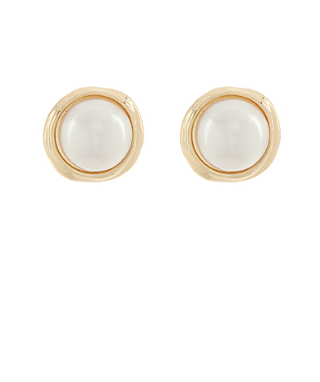 Pearl Dome Earrings