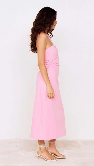 Gaia Halter Midi Dress