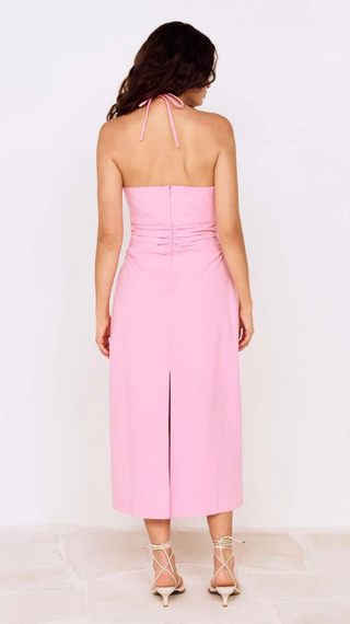Gaia Halter Midi Dress