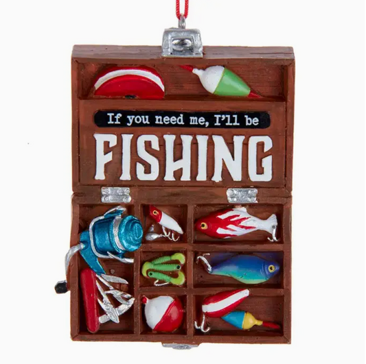 Fishing Tackle Box Ornament