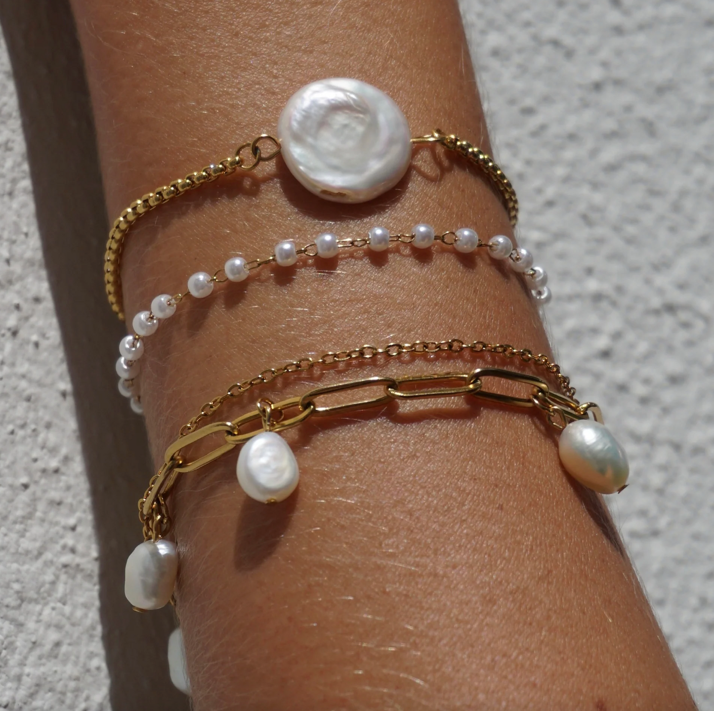 Sheena Dainty Pearl Bracelet