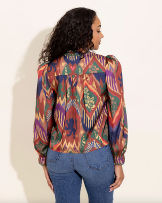 Oliver Top - Royal Ikat