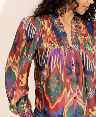 Oliver Top - Royal Ikat