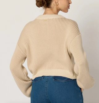 Sydney Sweater | Ivory & Oatmeal