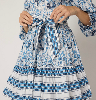 Lotte Mini Dress | Vintage Blue