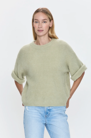 Micah Sweater Tee - Pistachio