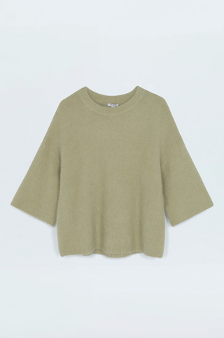 Micah Sweater Tee - Pistachio