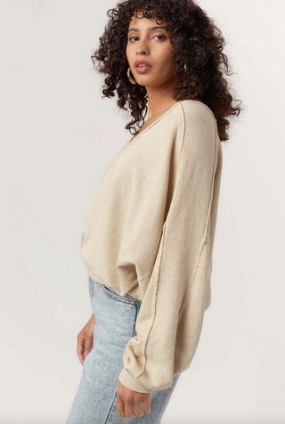 Pebbles Seamed Sweatshirt - Ceramic