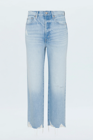 Cassie Crop Super High Rise Straight Denim - Leisure Vintage