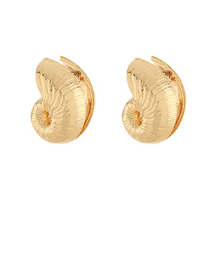Shell Huggie Earrings