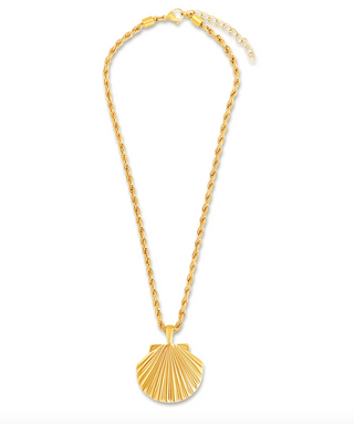 Natalia Oversized Shell Pendant Necklace