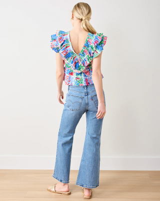 Lola Blouse - Stain Glass Sea