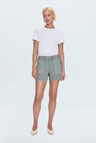 Marissa High Rise Utility Short - Bluff