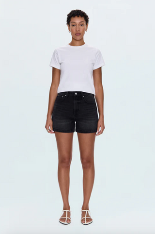 Saige High Rise A-Line Short - Glamour