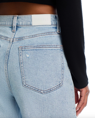 Lana Crop High Rise Ultra Wide Leg Denim - Sun-Kissed Vintage