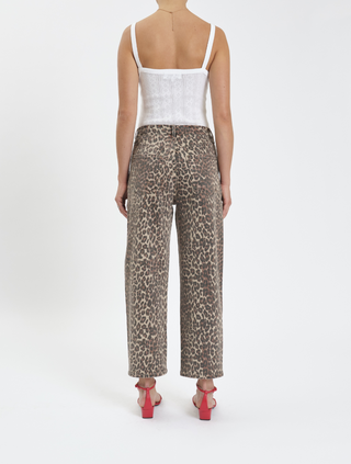 Westward Barrel Leg Denim in Cool Cat