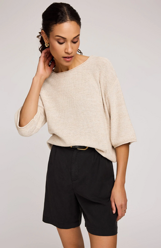 Kerrigan Knit Sweater - Heather Bone