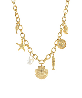 Lea Island Charm Necklace