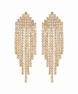Crystal Waterfall Earrings