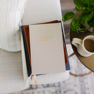 Sermon Notes Journal - Beige