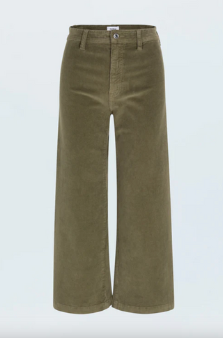 Penny Crop High Rise Wide Leg Pant - Sequoia