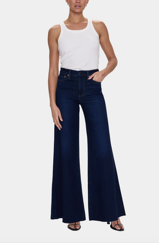 Izzy Mid-Rise Wide Leg Denim - Tristesse