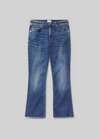 Isola Mid-Rise Cropped Boot Denim - Ambry