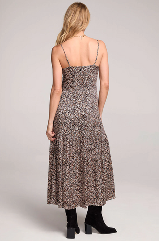 Marcela Leopard Midi Dress