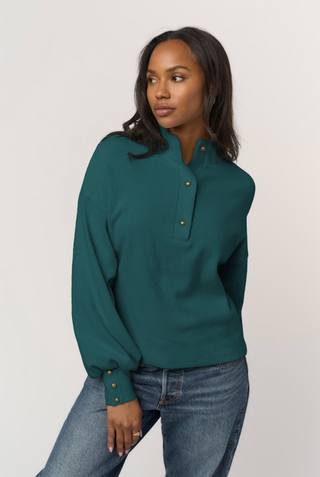 Damas Cozy Mock Neck Pullover