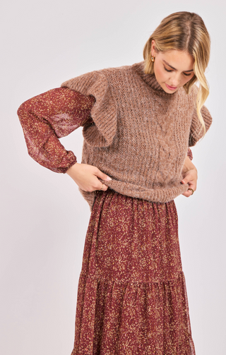 Willow Ruffle Sweater