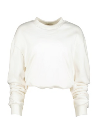 Cozy Bubble Hem Sweatshirt