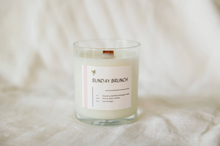 Sunday Brunch | Luxury Coastal Wood Wick Candle
