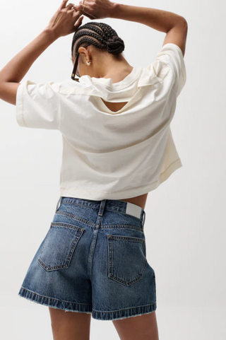 Saige High Rise A-Line Short - Wishbone